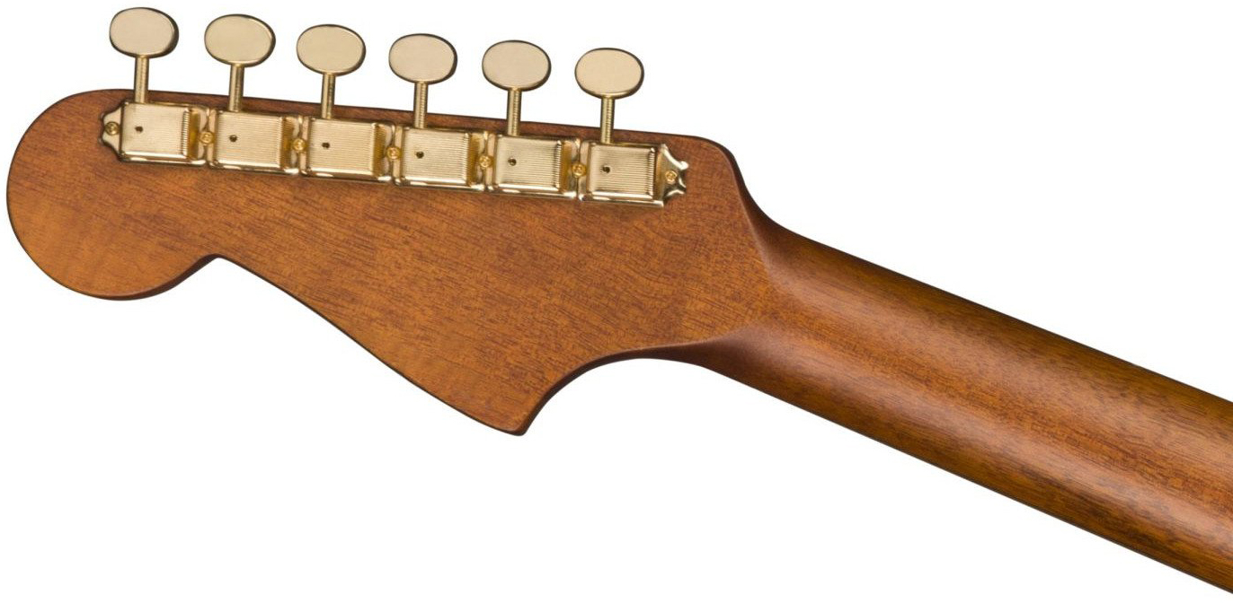 Fender Redondo Player California Ltd Dreadnought Cw Epicea Acajou Wal - Fiesta Red - Westerngitarre & electro - Variation 2