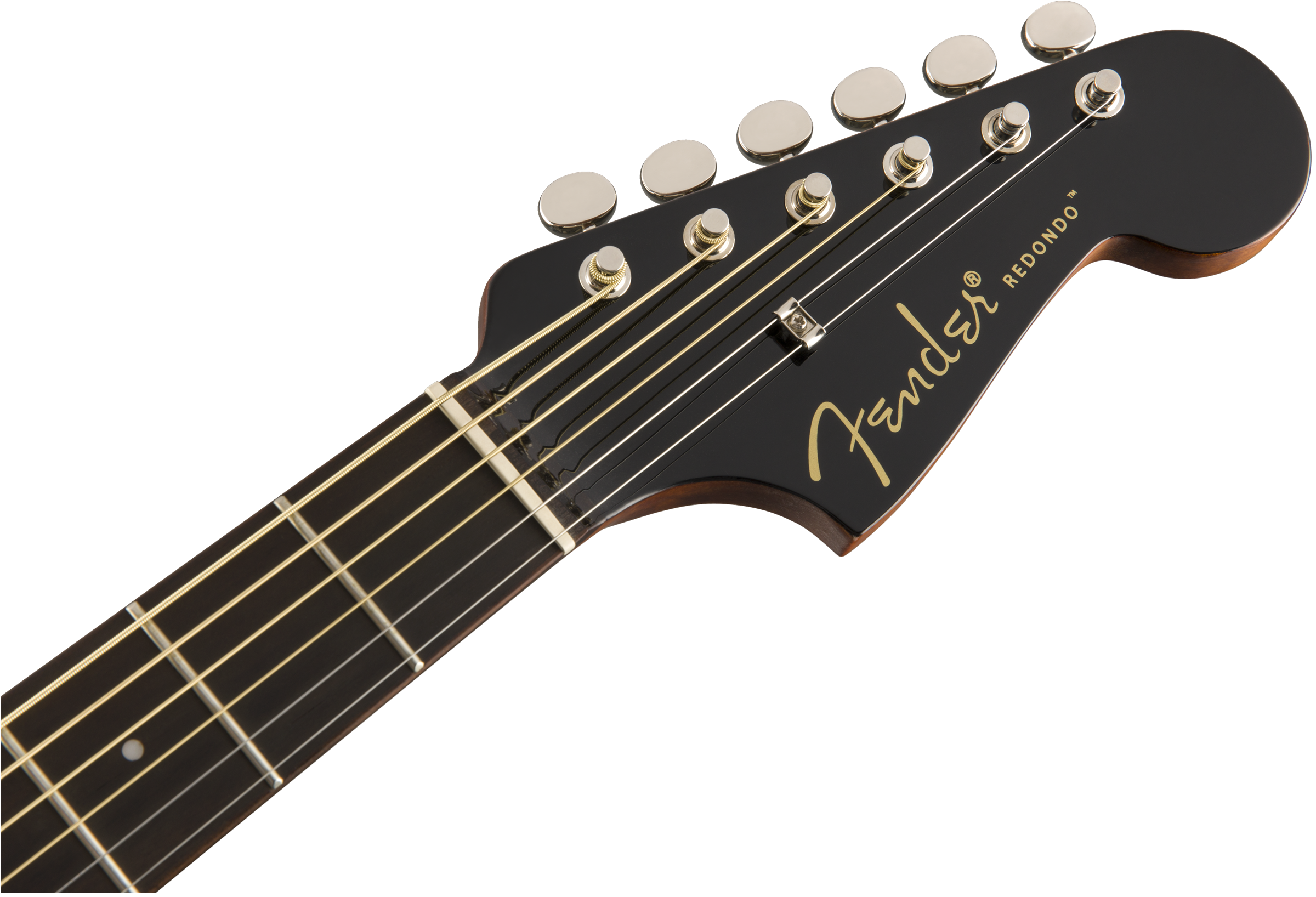 Fender Redondo California Player Dreadnought Cw Epicea Acajou Pau - Jetty Black - Elektroakustische Gitarre - Variation 3