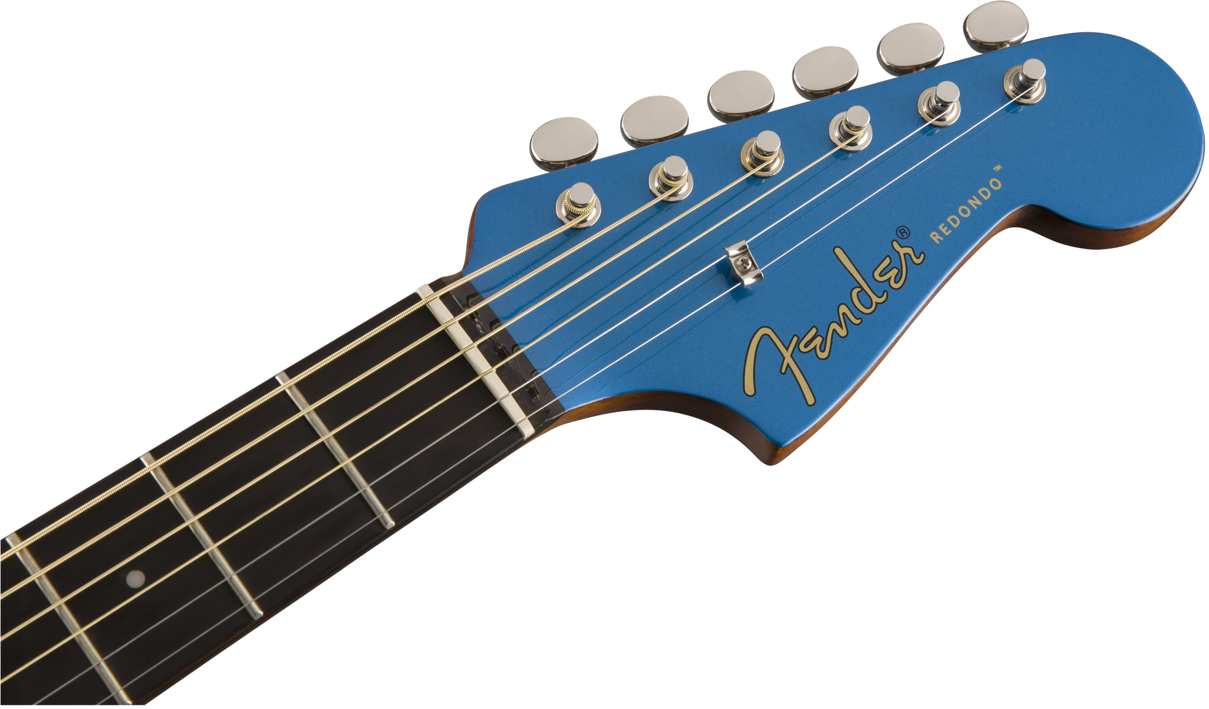 Fender Redondo California Player Dreadnought Cw Epicea Acajou Pau - Belmont Blue - Elektroakustische Gitarre - Variation 4
