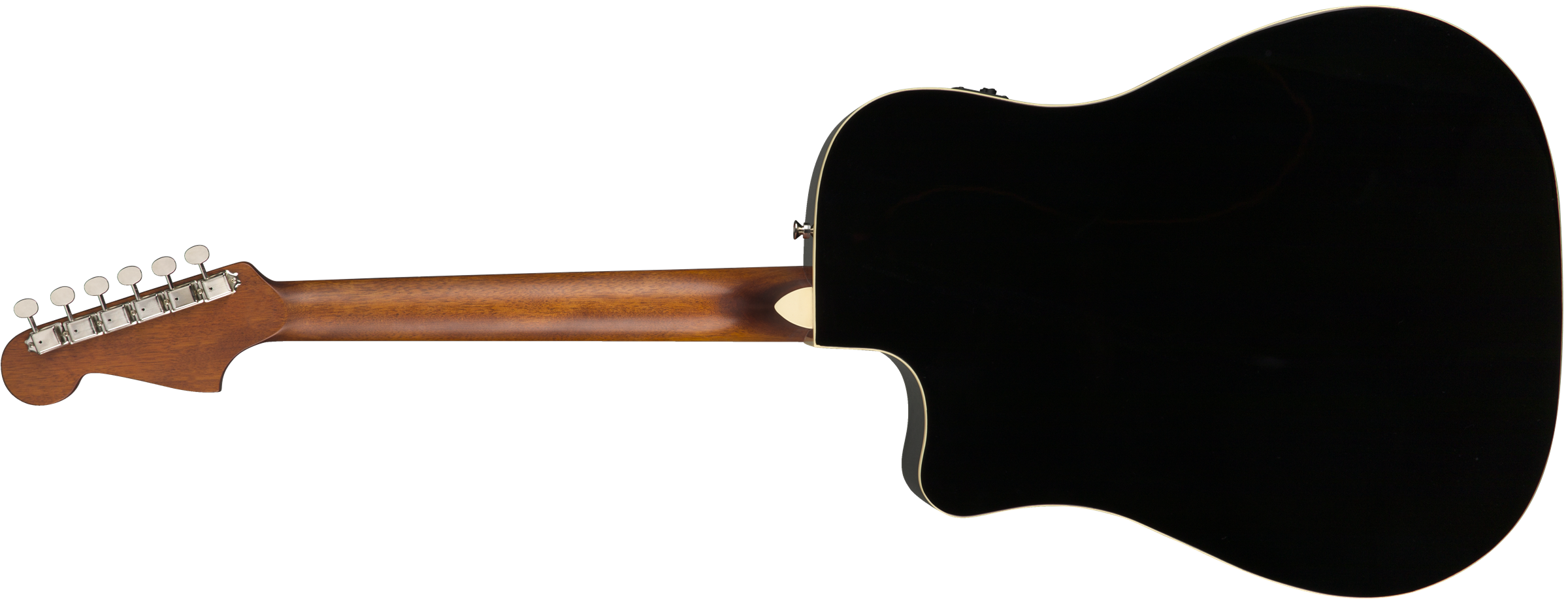 Fender Redondo California Player Dreadnought Cw Epicea Acajou Pau - Jetty Black - Elektroakustische Gitarre - Variation 6