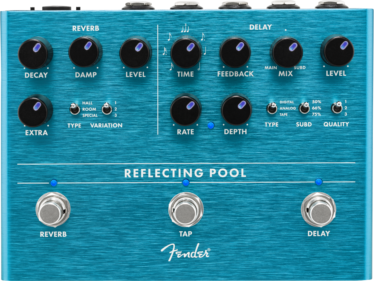 Fender Reflecting Pool Delay Reverb - Reverb/Delay/Echo Effektpedal - Variation 1