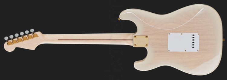 Fender Richie Kotzen Strat Jap Signature 3s Dimarzio Trem Mn - Transparent White Burst - E-Gitarre in Str-Form - Variation 1