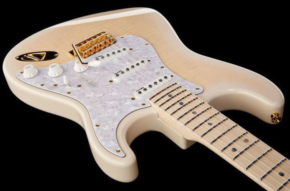 Fender Richie Kotzen Strat Jap Signature 3s Dimarzio Trem Mn - Transparent White Burst - E-Gitarre in Str-Form - Variation 3