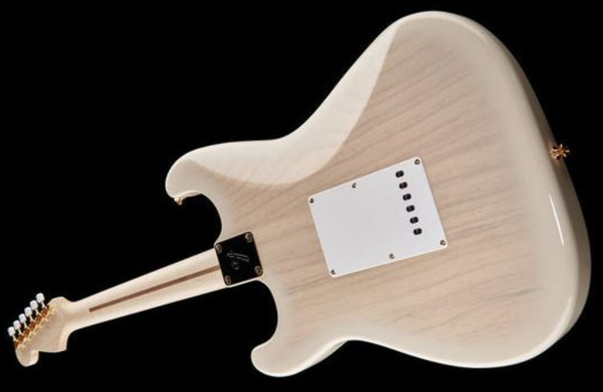 Fender Richie Kotzen Strat Jap Signature 3s Dimarzio Trem Mn - Transparent White Burst - E-Gitarre in Str-Form - Variation 4