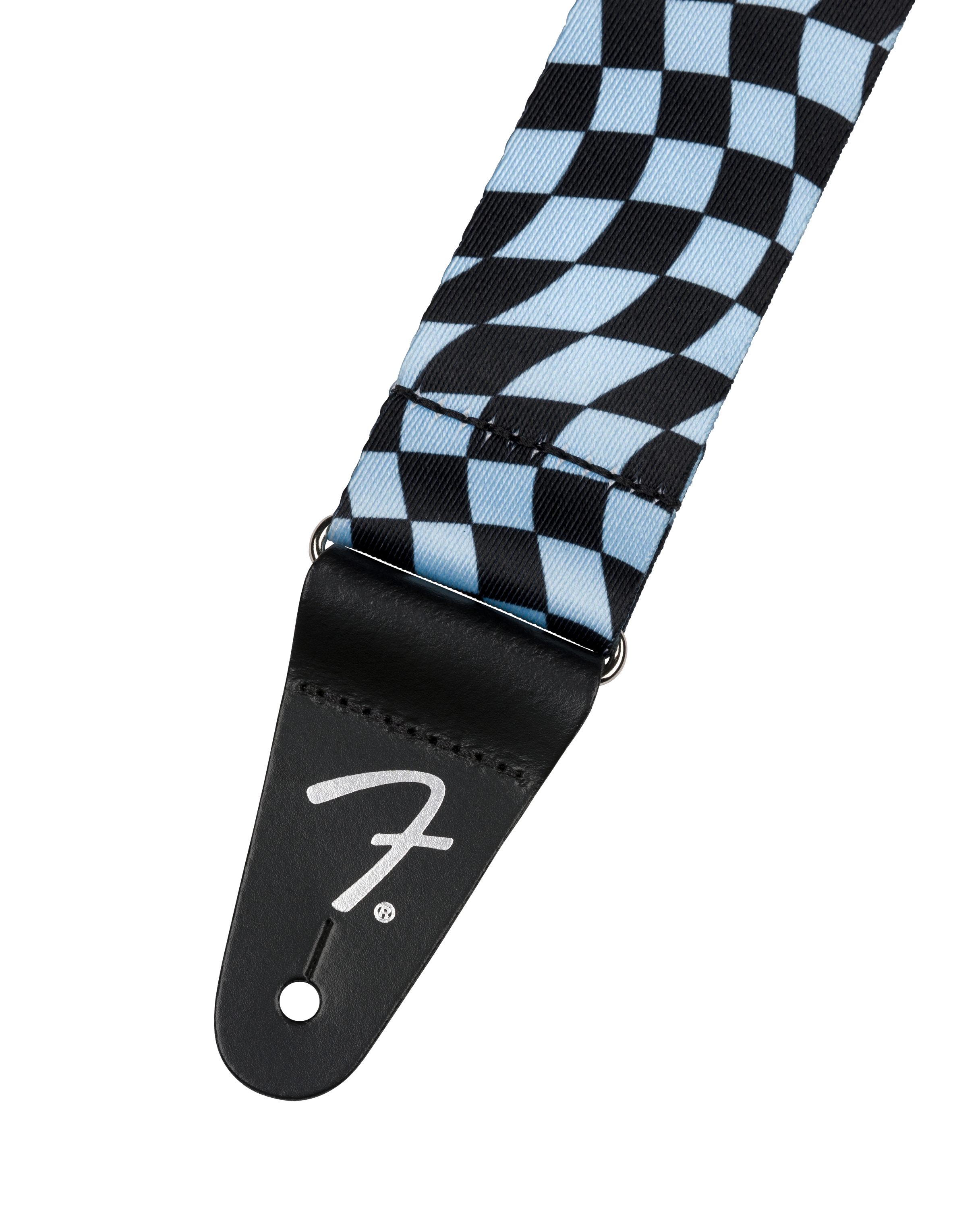 Fender Sangle Polyester À Double OndulÉ Bleu - Gitarrengurt - Variation 1