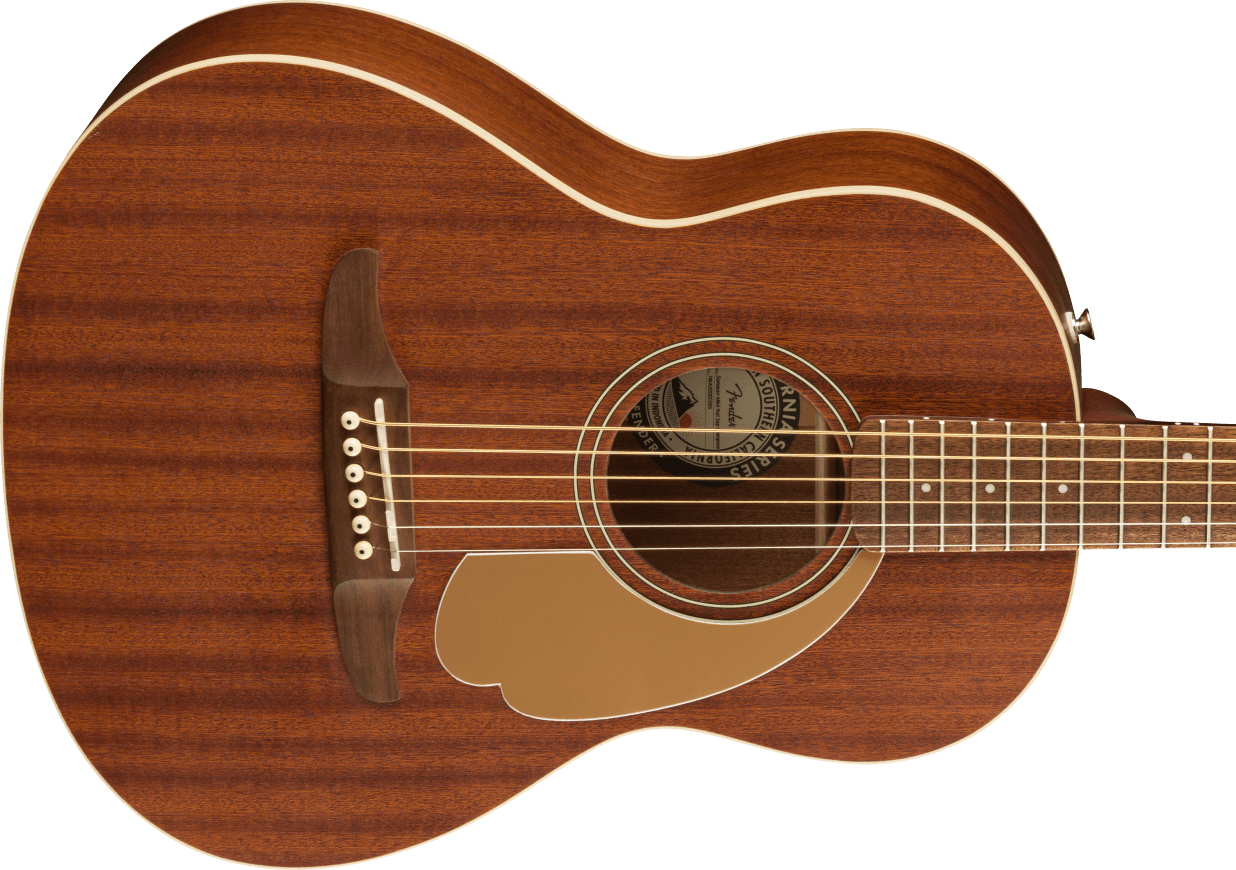 Fender Sonoran Mini All Mahogany Tout Acajou Wal - Natural Satin - Western-Reisegitarre - Variation 2