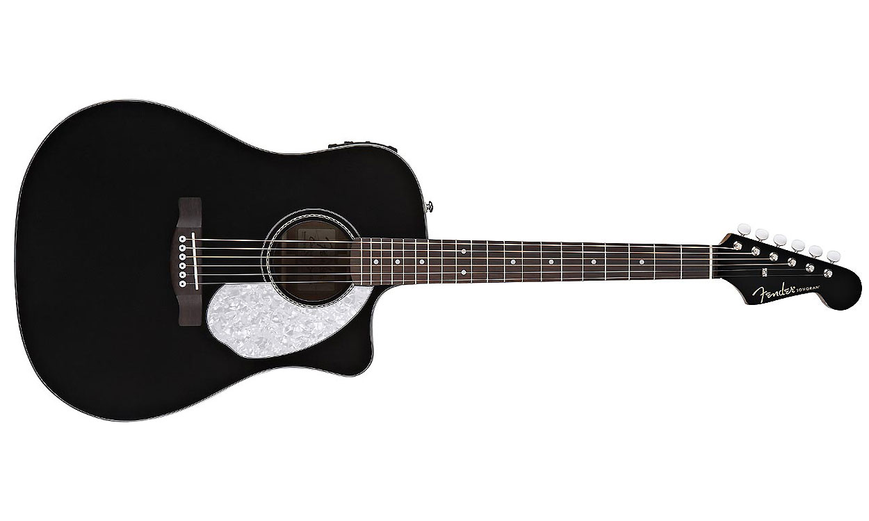 Fender Sonoran Sce Redesigned 2012 Black - Westerngitarre & electro - Variation 1