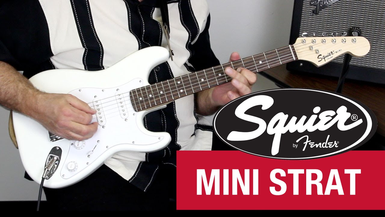 Squier Squier Mini Strat V2 Ht Sss Lau - Black - E-Gitarre für Kinder - Variation 4