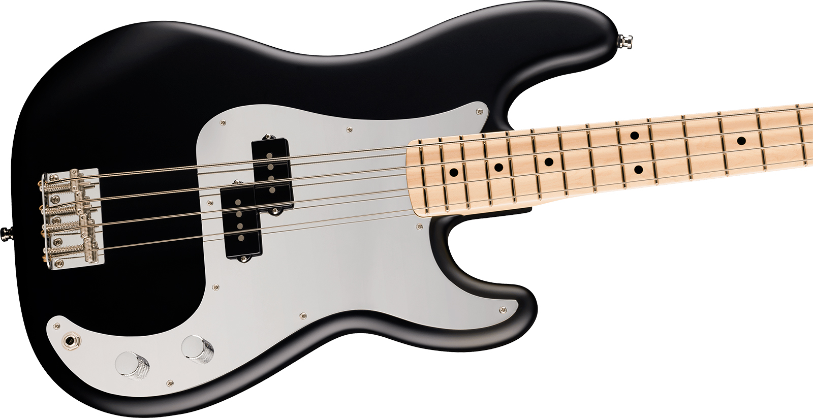 Fender Steve Harris Precision Bass 50th Ann. Mex Signature Ltd Mn - Satin Black - Solidbody E-bass - Variation 2