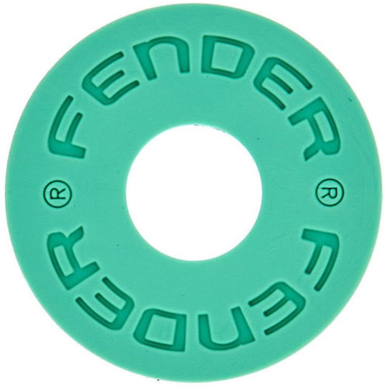 Fender Strap Blocks 4-pack Black & Surf Green - Strap Lock System - Variation 1