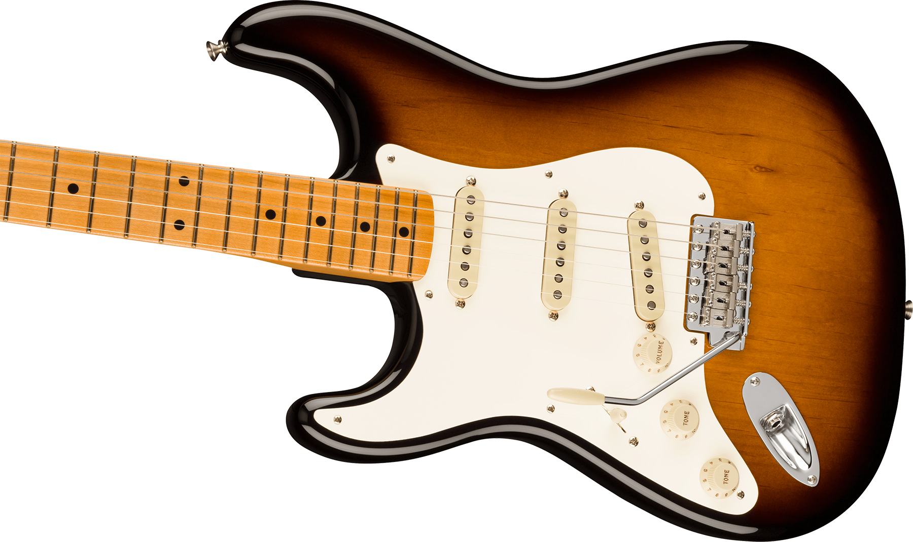 Fender Strat 1957 American Vintage Ii Lh Gaucher Usa 3s Trem Mn - 2-color Sunburst - E-Gitarre für Linkshänder - Variation 2