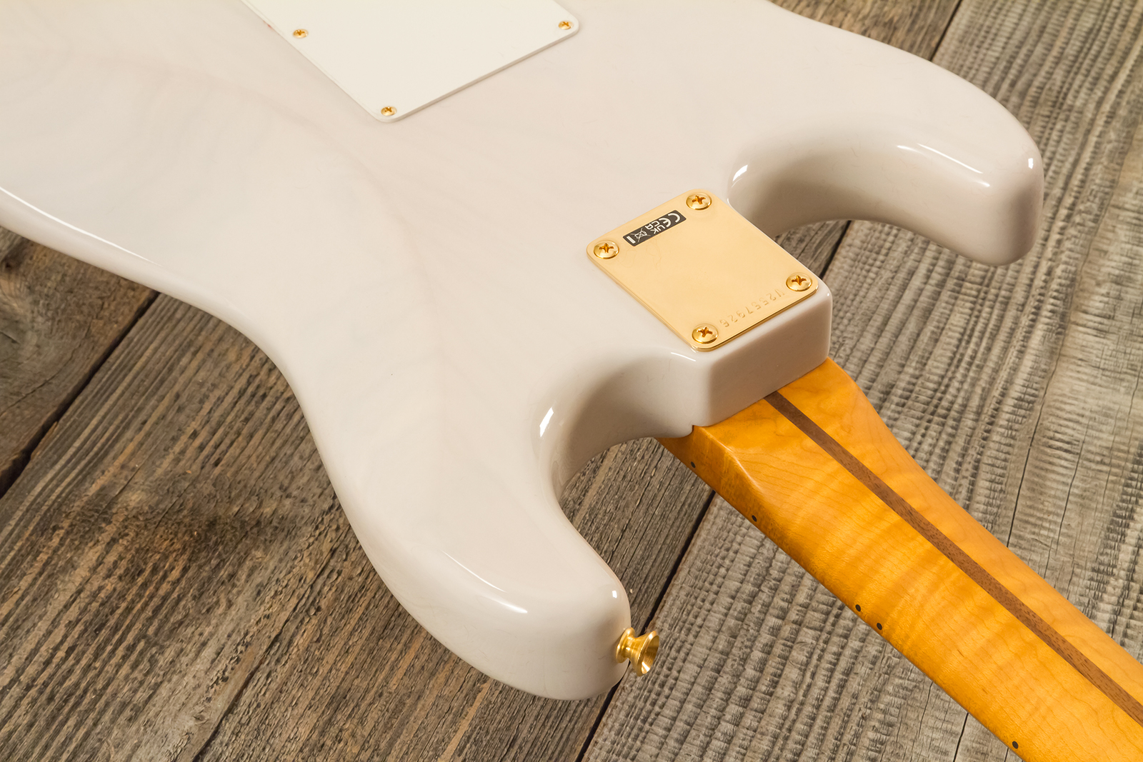 Fender Strat 1957 American Vintage Ii Ltd Usa 3s Trem Mn - White Blonde - E-Gitarre in Str-Form - Variation 9