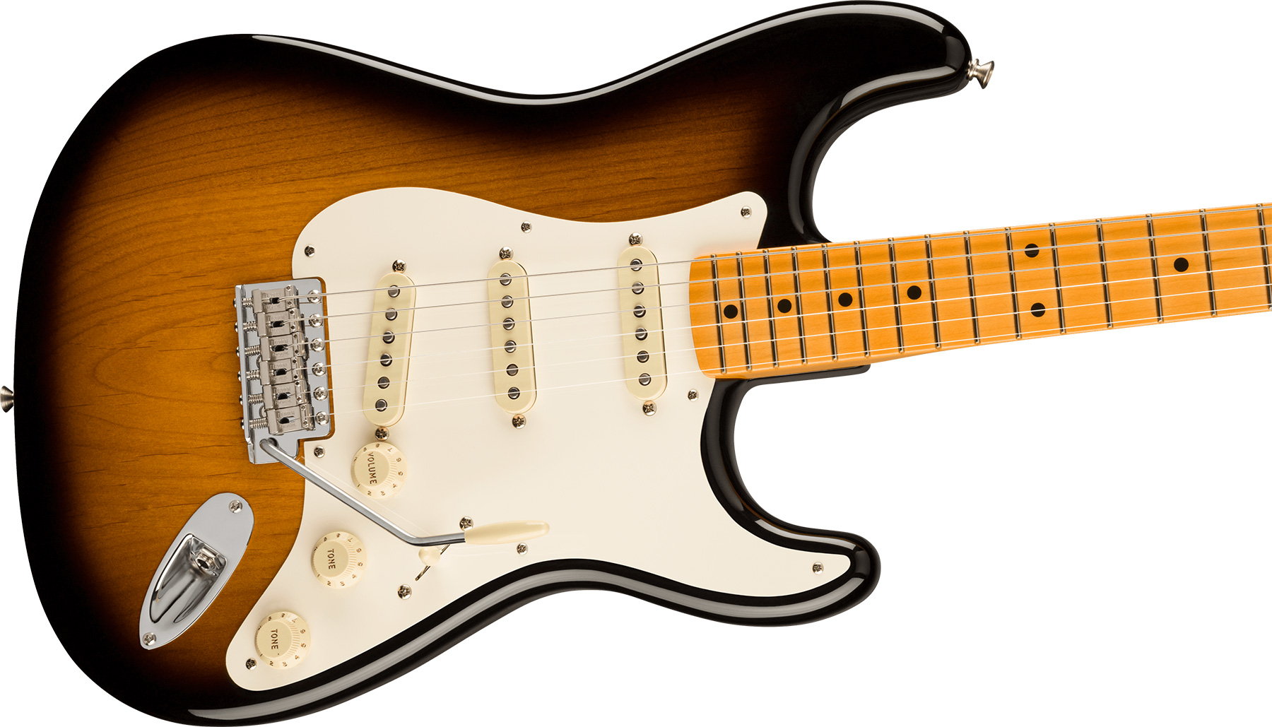 Fender Strat 1957 American Vintage Ii Usa 3s Trem Mn - 2-color Sunburst - E-Gitarre in Str-Form - Variation 2