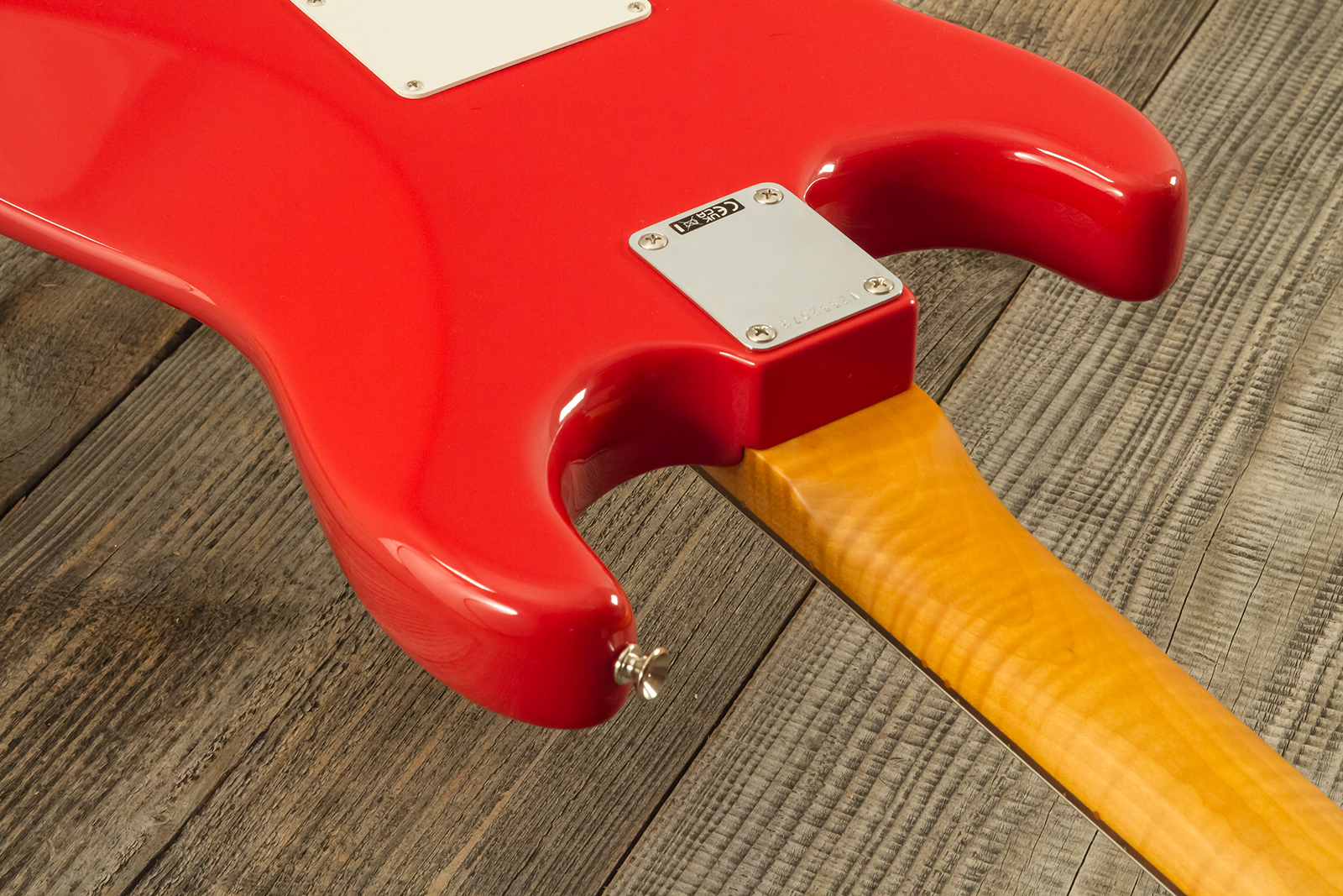 Fender Strat 1961 American Vintage Ii Ltd Usa 3s Trem Rw - Fiesta Red - E-Gitarre in Str-Form - Variation 8