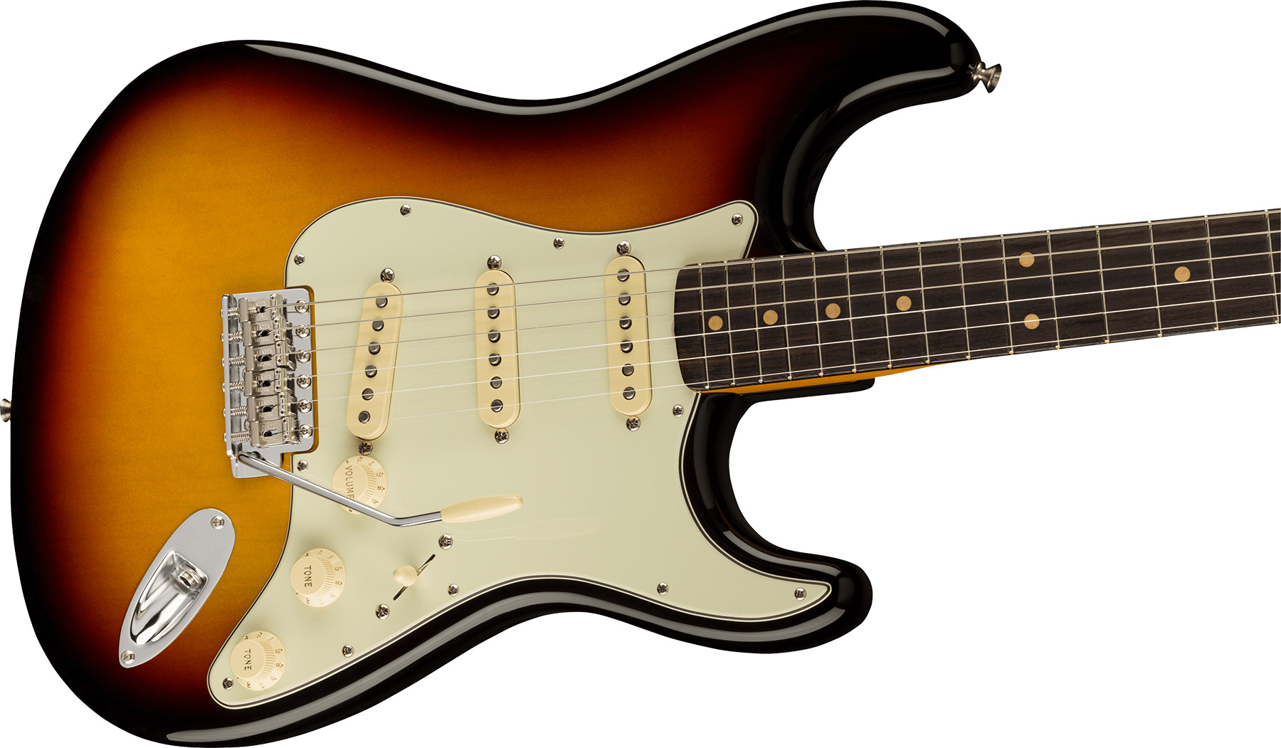 Fender Strat 1961 American Vintage Ii Usa 3s Trem Rw - 3-color Sunburst - E-Gitarre in Str-Form - Variation 2