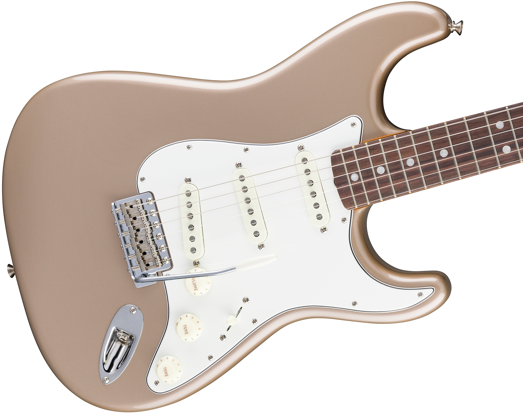Fender Strat 1965 American Vintage Ii Usa 3s Trem Rw - Shoreline Gold - E-Gitarre in Str-Form - Variation 2