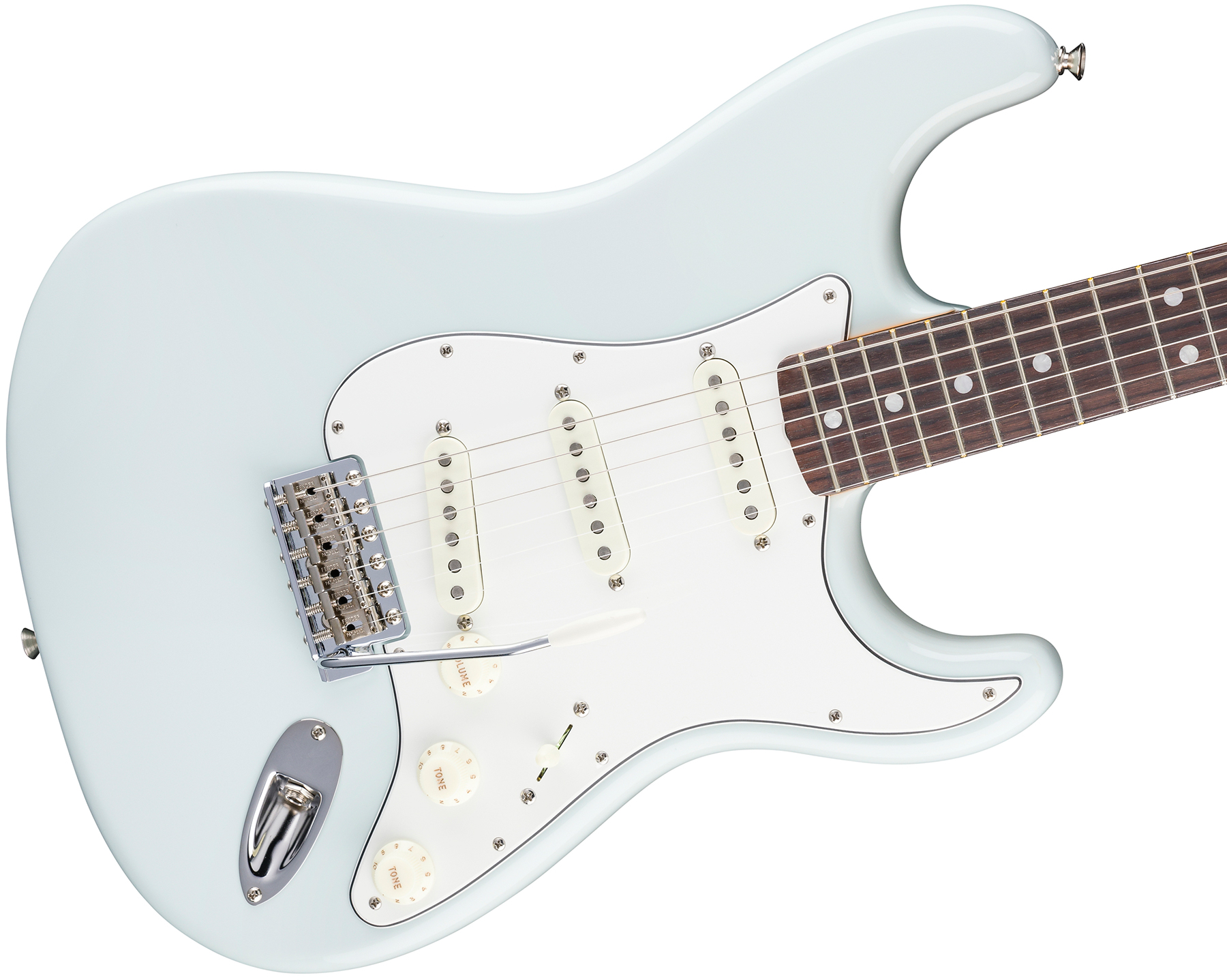 Fender Strat 1965 American Vintage Ii Usa 3s Trem Rw - Sonic Blue - E-Gitarre in Str-Form - Variation 2