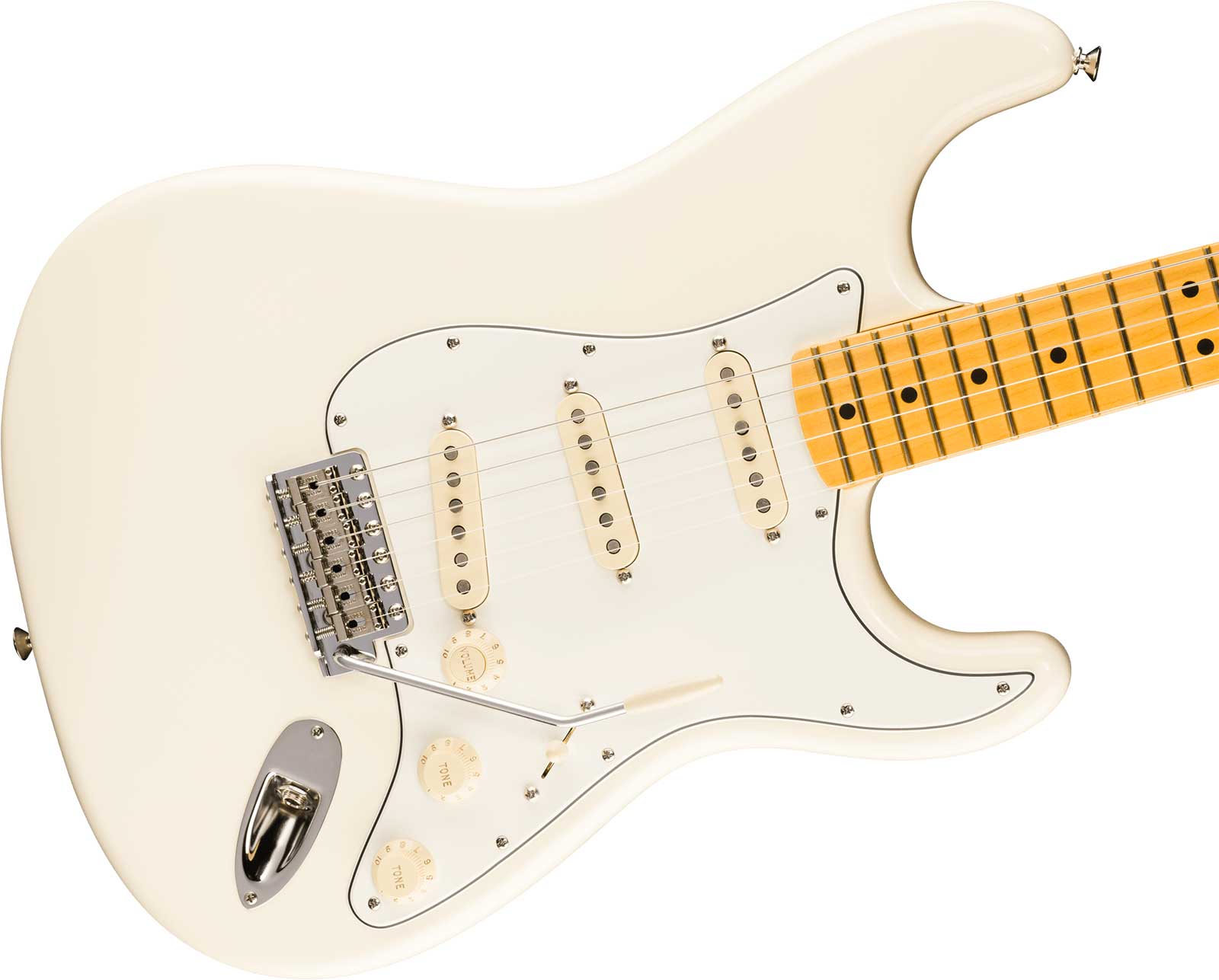 Fender Strat 1973 American Vintage Ii Ltd Usa 3s Trem Mn - Olympic White - E-Gitarre in Str-Form - Variation 2