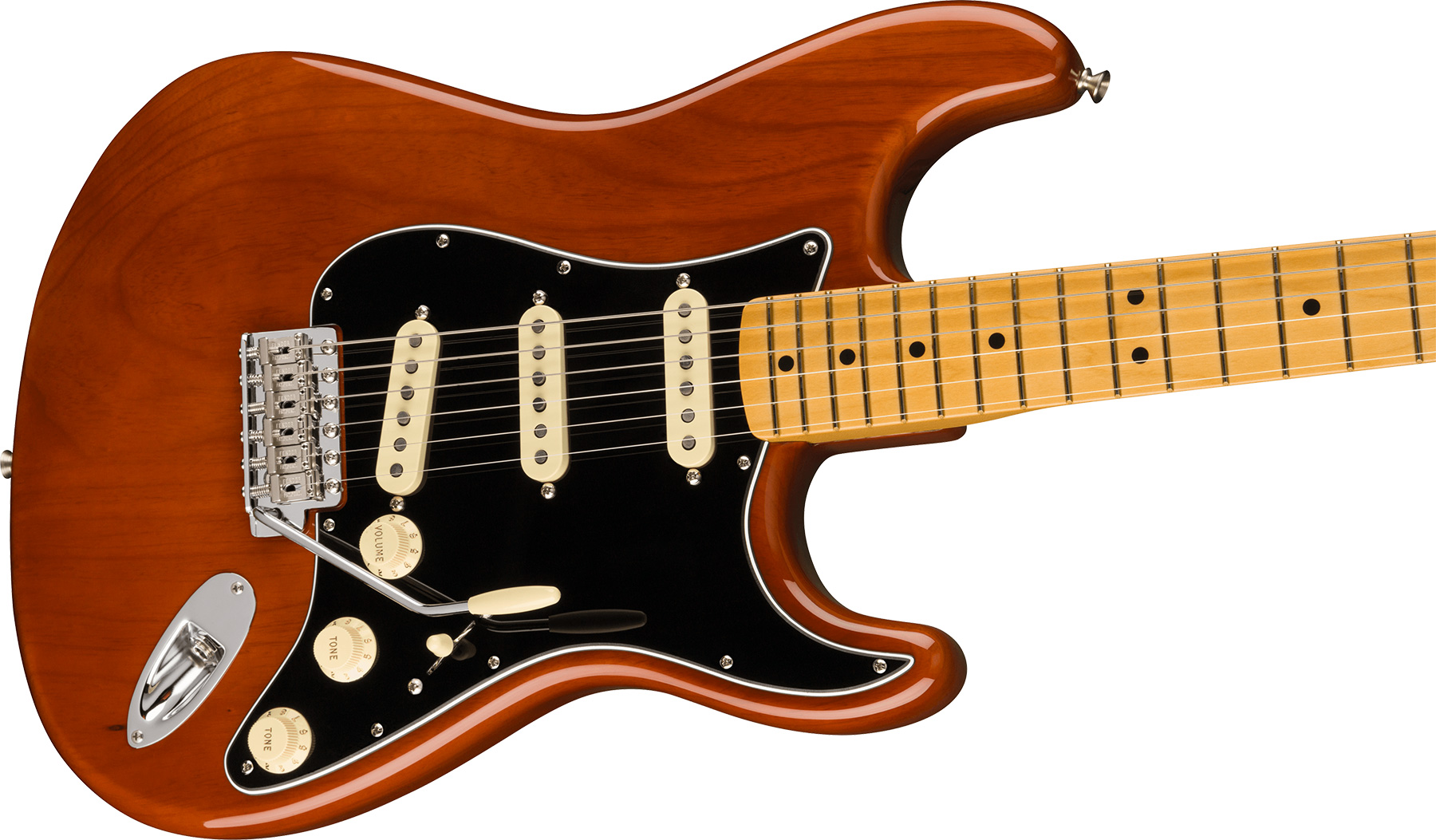 Fender Strat 1973 American Vintage Ii Usa 3s Trem Mn - Mocha - E-Gitarre in Str-Form - Variation 2
