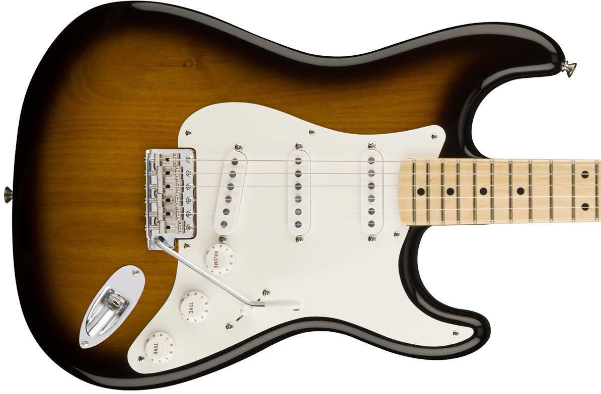 Fender Strat '50s American Original Usa Sss Mn - 2-color Sunburst - E-Gitarre in Str-Form - Variation 1
