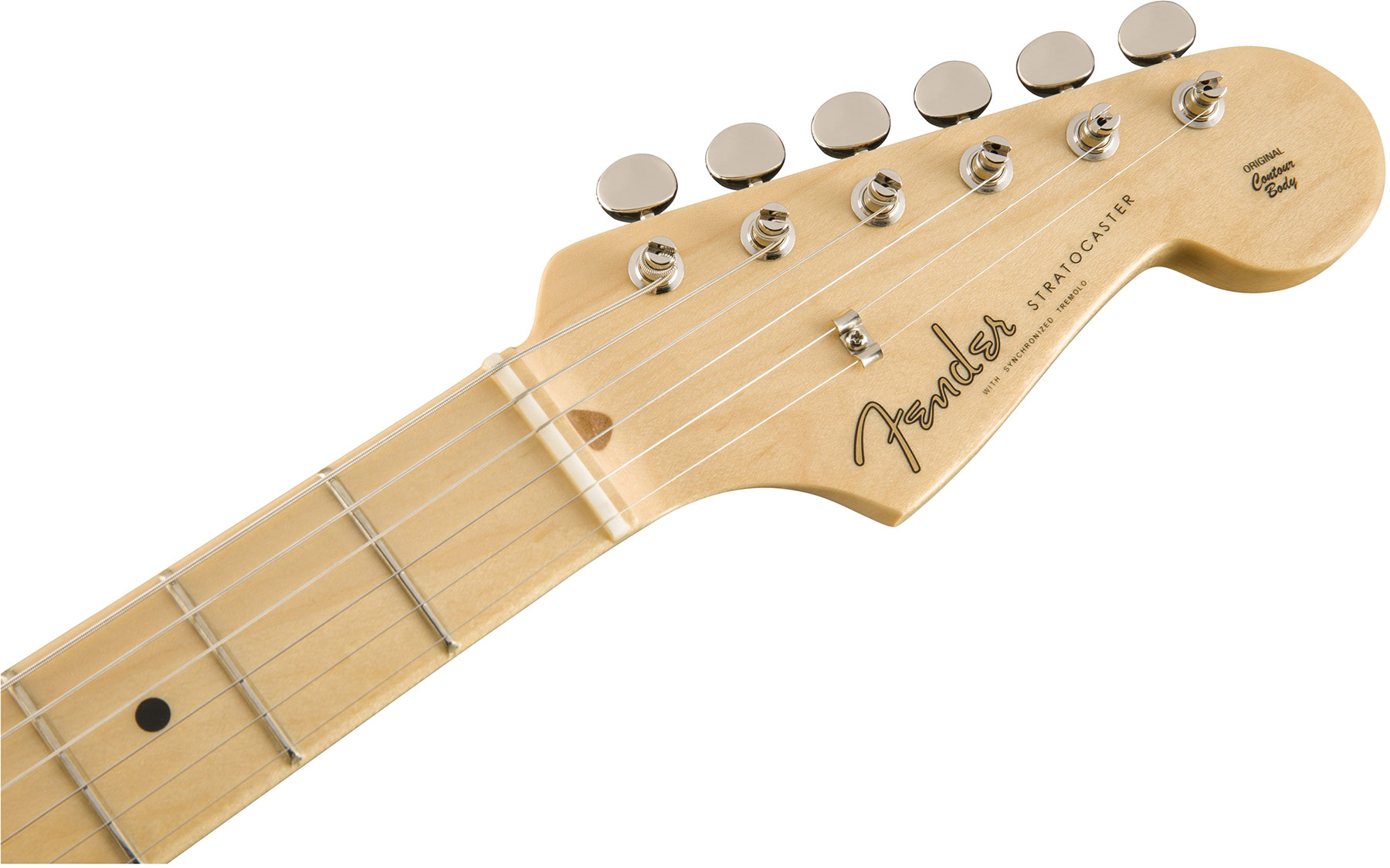 Fender Strat '50s American Original Usa Sss Mn - White Blonde - E-Gitarre in Str-Form - Variation 1