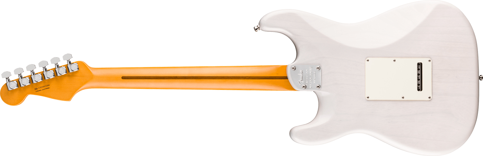 Fender Strat 50s American Ultra Luxe Usa 3s Trem Mn - White Blonde - E-Gitarre in Str-Form - Variation 1