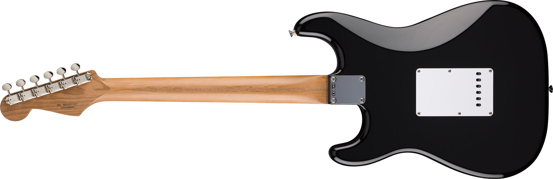 Fender Strat 50s Vintera 2 Ltd 3s Custom Shop Trem Mn - Black - E-Gitarre in Str-Form - Variation 1