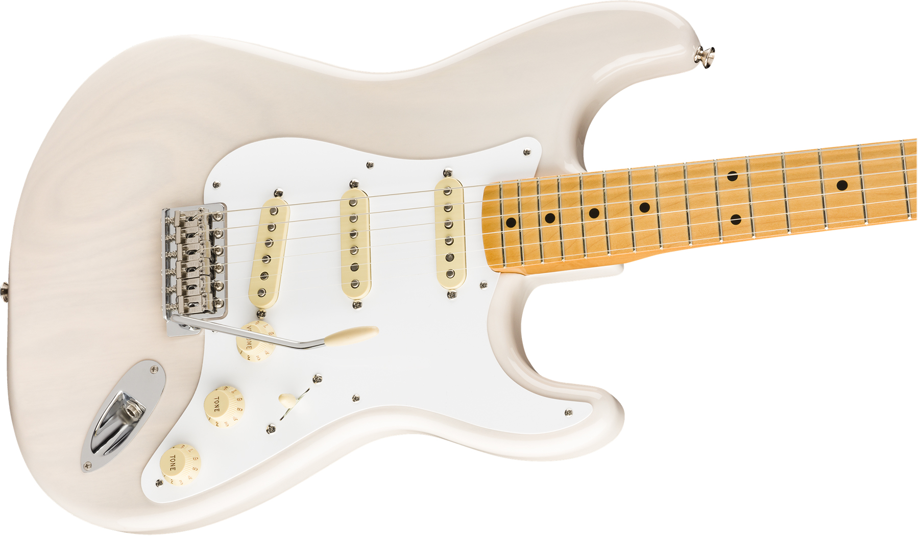 Fender Strat 50s Vintera Vintage Mex Mn - White Blonde - E-Gitarre in Str-Form - Variation 2