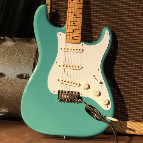 Fender Strat 50s Vintera Vintage Mex Mn - Seafoam Green - E-Gitarre in Str-Form - Variation 6