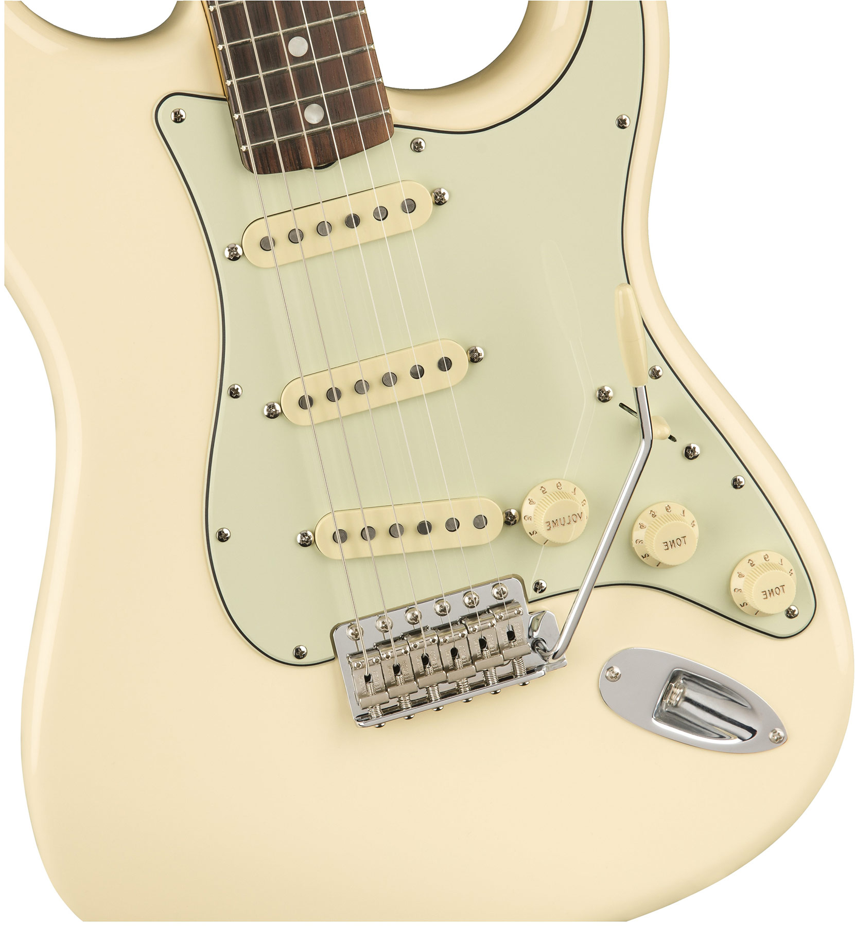 Fender Strat '60s American Original Usa Sss Rw - Olympic White - E-Gitarre in Str-Form - Variation 1