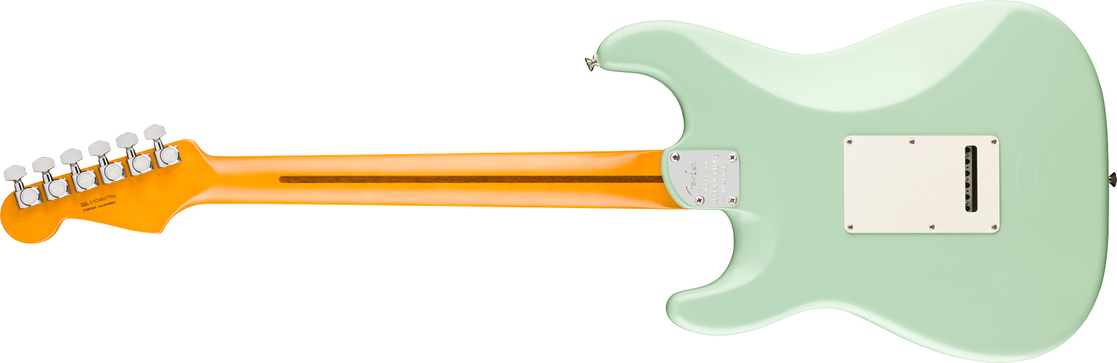 Fender Strat 60s American Ultra Luxe Usa 3s Trem Rw - Surf Green - E-Gitarre in Str-Form - Variation 1
