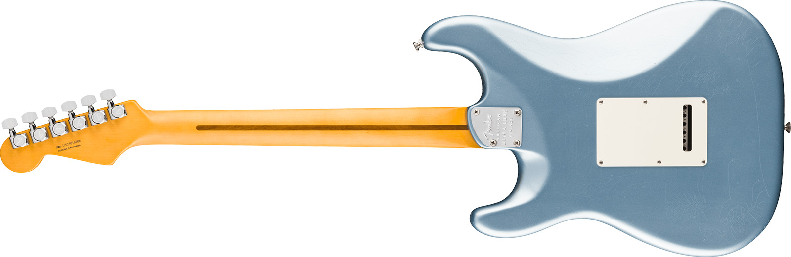 Fender Strat 60s American Ultra Luxe Usa 3s Trem Rw - Ice Blue Metallic - E-Gitarre in Str-Form - Variation 1