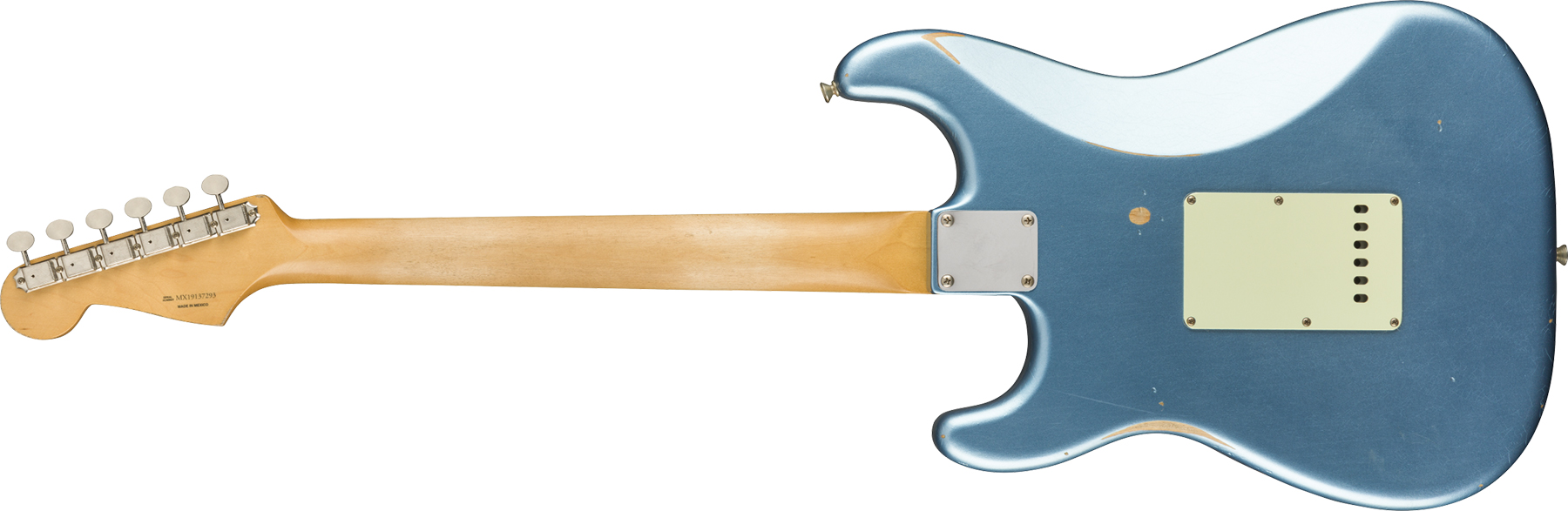 Fender Strat 60s Road Worn Mex Pf - Lake Placid Blue - E-Gitarre in Str-Form - Variation 1