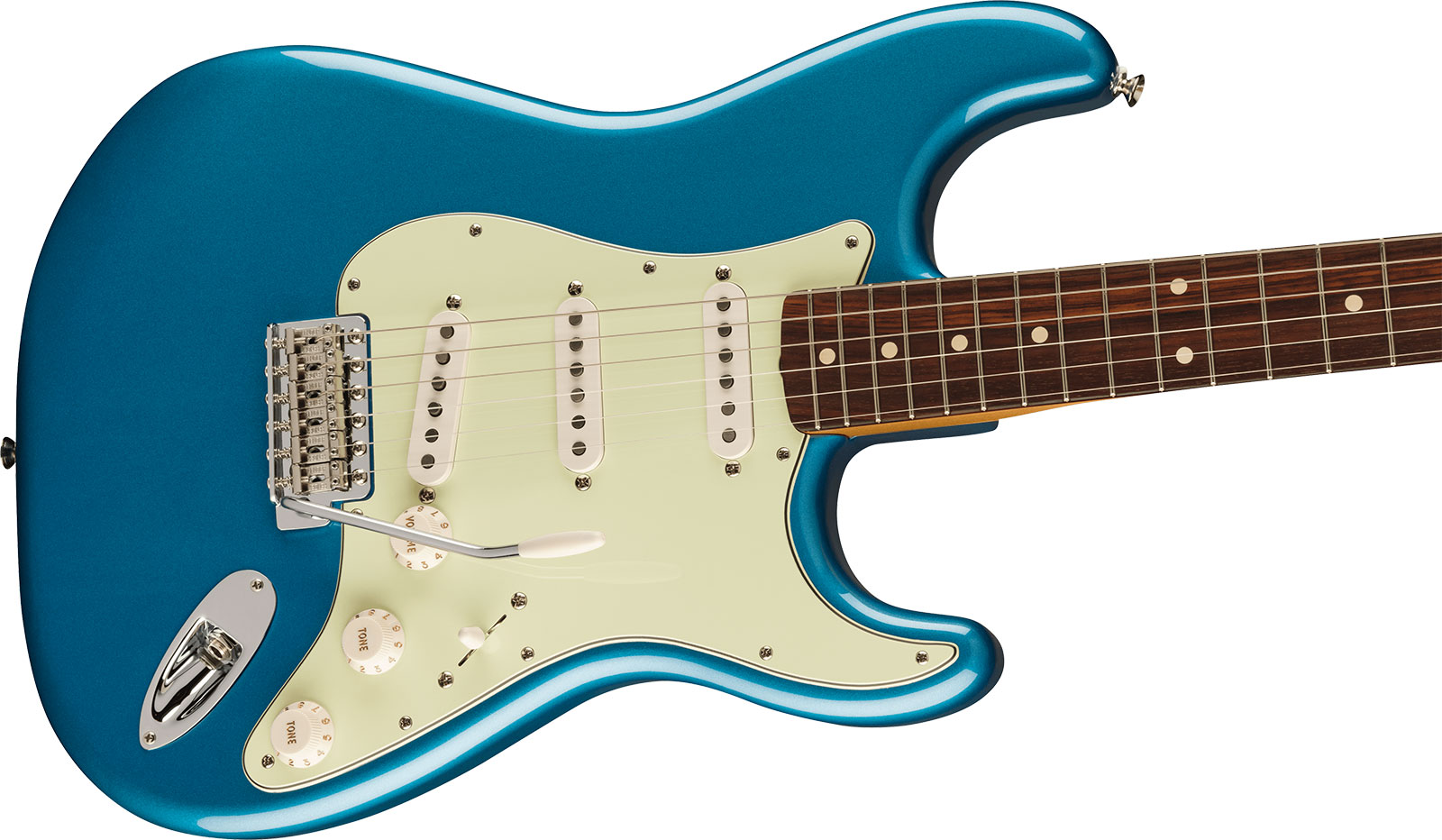 Fender Strat 60s Vintera 2 Mex 3s Trem Rw - Lake Placid Blue - E-Gitarre in Str-Form - Variation 2