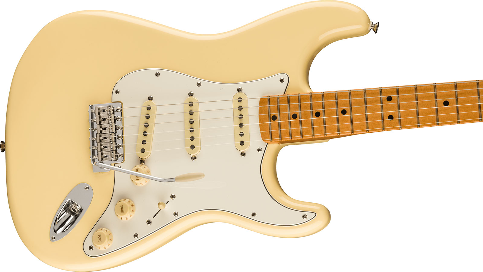Fender Strat 70s Vintera 2 Mex 3s Trem Mn - Vintage White - E-Gitarre in Str-Form - Variation 2