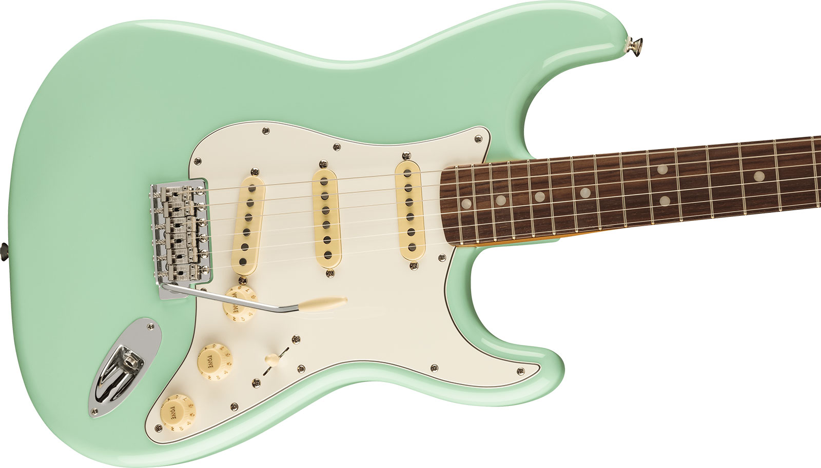 Fender Strat 70s Vintera 2 Mex 3s Trem Rw - Surf Green - E-Gitarre in Str-Form - Variation 2