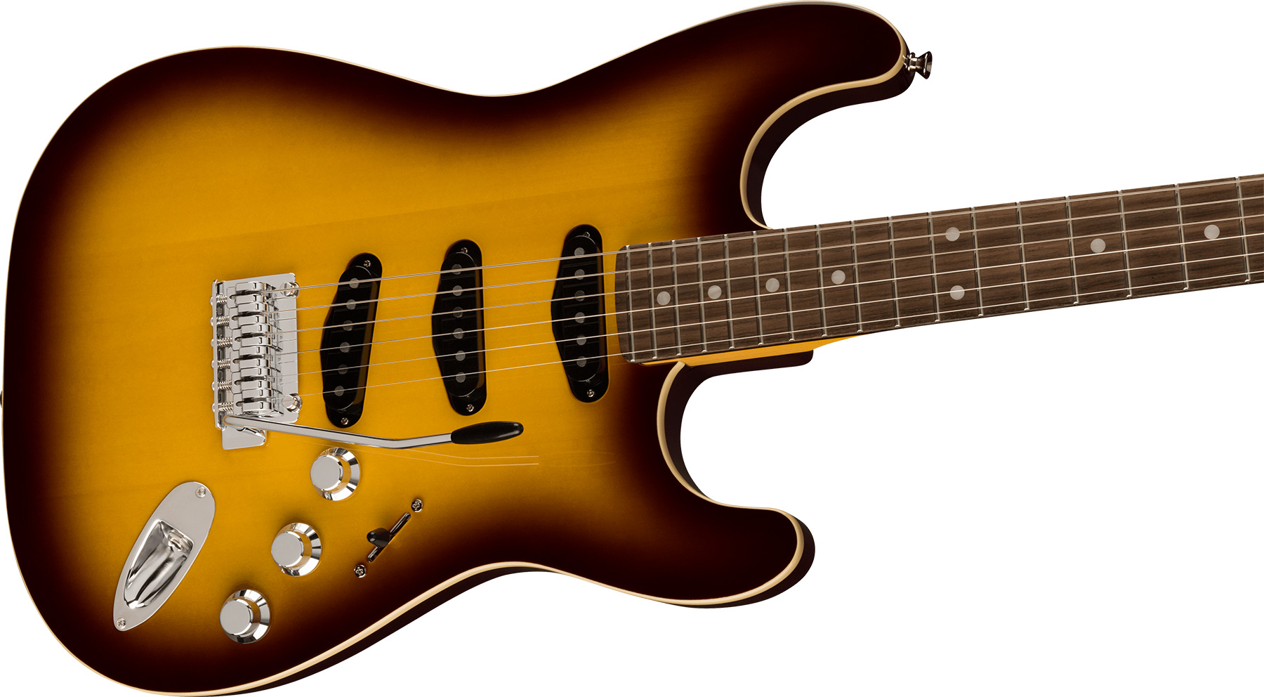 Fender Strat Aerodyne Special Jap 3s Trem Rw - Chocolate Burst - E-Gitarre in Str-Form - Variation 2