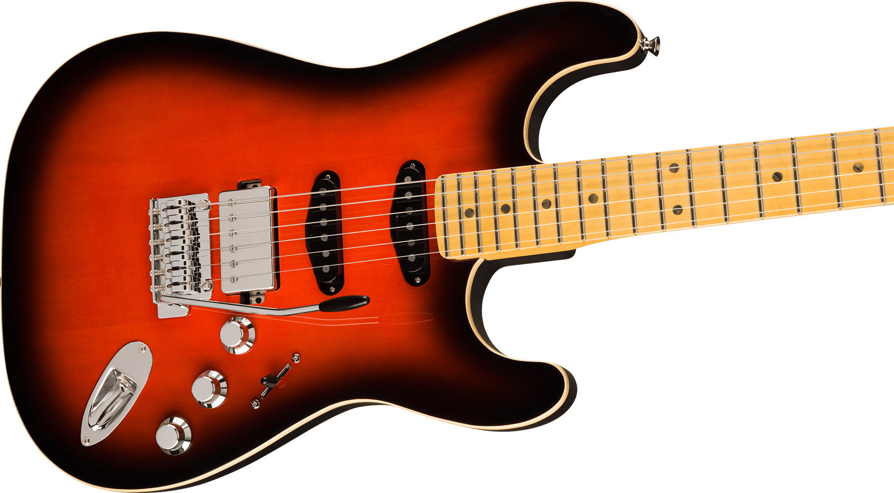 Fender Strat Aerodyne Special Jap Trem Hss Mn - Hot Rod Burst - E-Gitarre in Str-Form - Variation 2