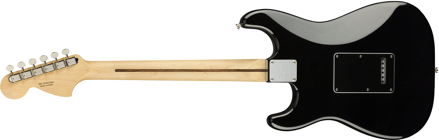 Fender Strat American Performer Usa Hss Mn - Black - E-Gitarre in Str-Form - Variation 1