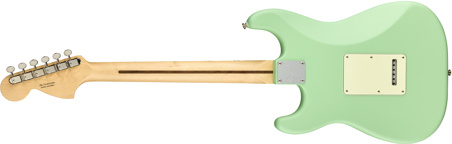 Fender Strat American Performer Usa Hss Mn - Satin Surf Green - E-Gitarre in Str-Form - Variation 1