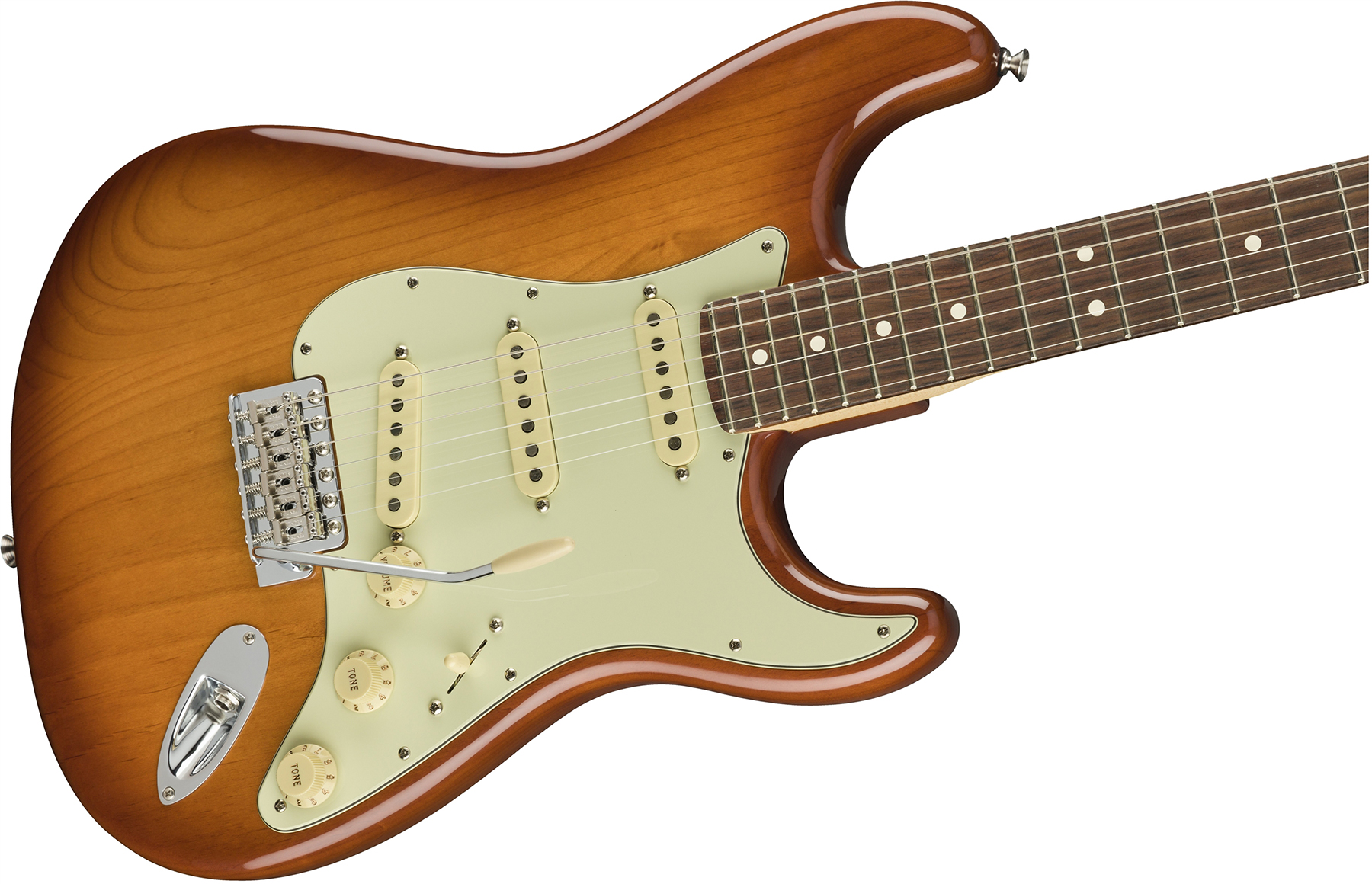 Fender Strat American Performer Usa Sss Rw - Honey Burst - E-Gitarre in Str-Form - Variation 5