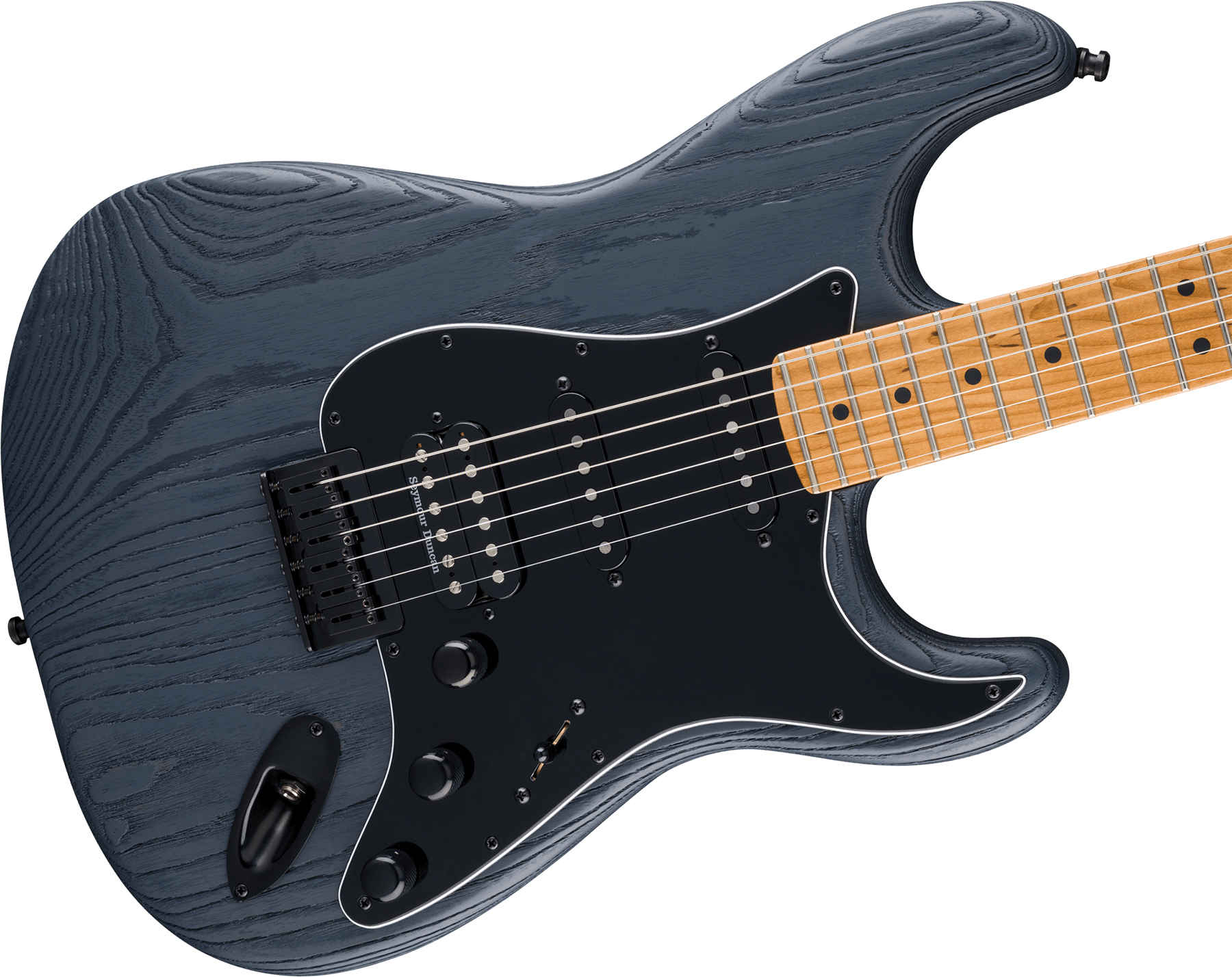 Fender Strat American Pro Ii Hss Ltd Usa Seymour Duncan Ht Mn - Ebony Smoke - E-Gitarre in Str-Form - Variation 2