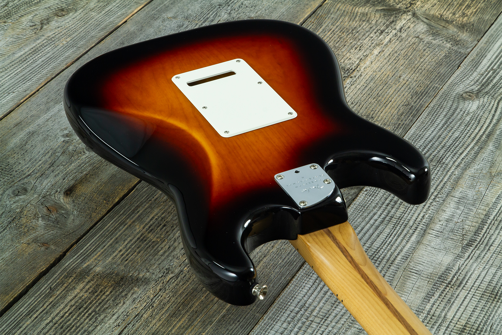Fender Strat American Pro Ii Ltd 3s Trem Mn #us23077326 - 2-color Sunburst - E-Gitarre in Str-Form - Variation 8