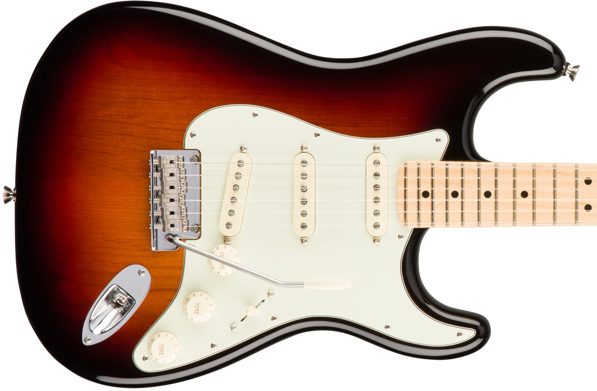 Fender Strat American Professional 2017 3s Usa Mn - 3-color Sunburst - E-Gitarre in Str-Form - Variation 1