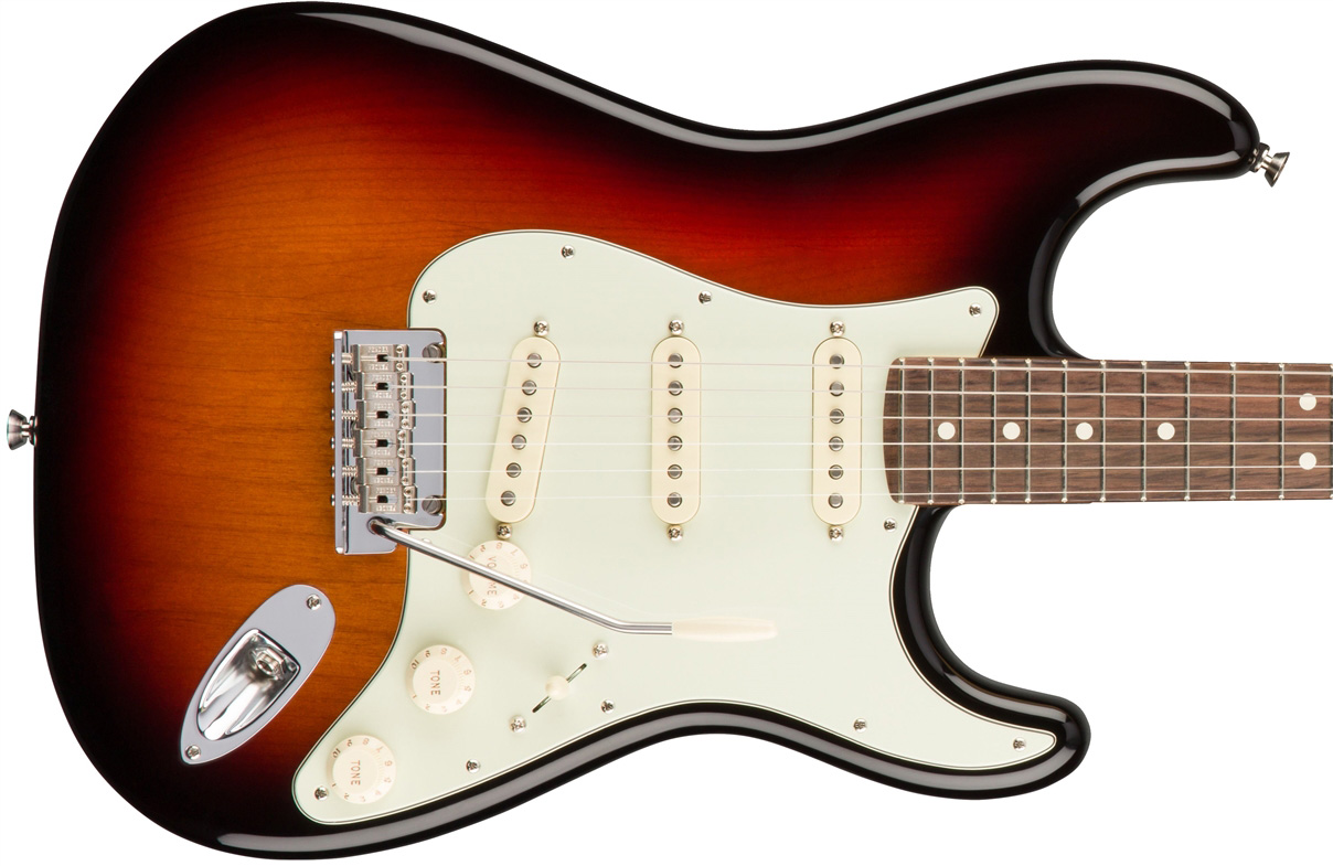 Fender Strat American Professional 2017 3s Usa Rw - 3-color Sunburst - E-Gitarre in Str-Form - Variation 1
