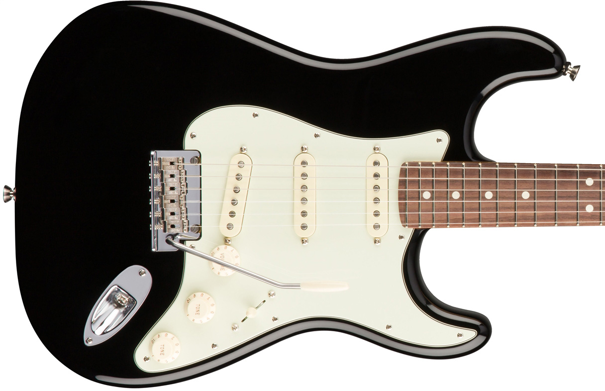 Fender Strat American Professional 2017 3s Usa Rw - Black - E-Gitarre in Str-Form - Variation 1