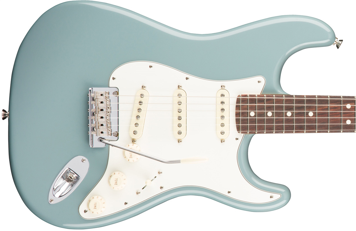 Fender Strat American Professional 2017 3s Usa Rw - Sonic Grey - E-Gitarre in Str-Form - Variation 1