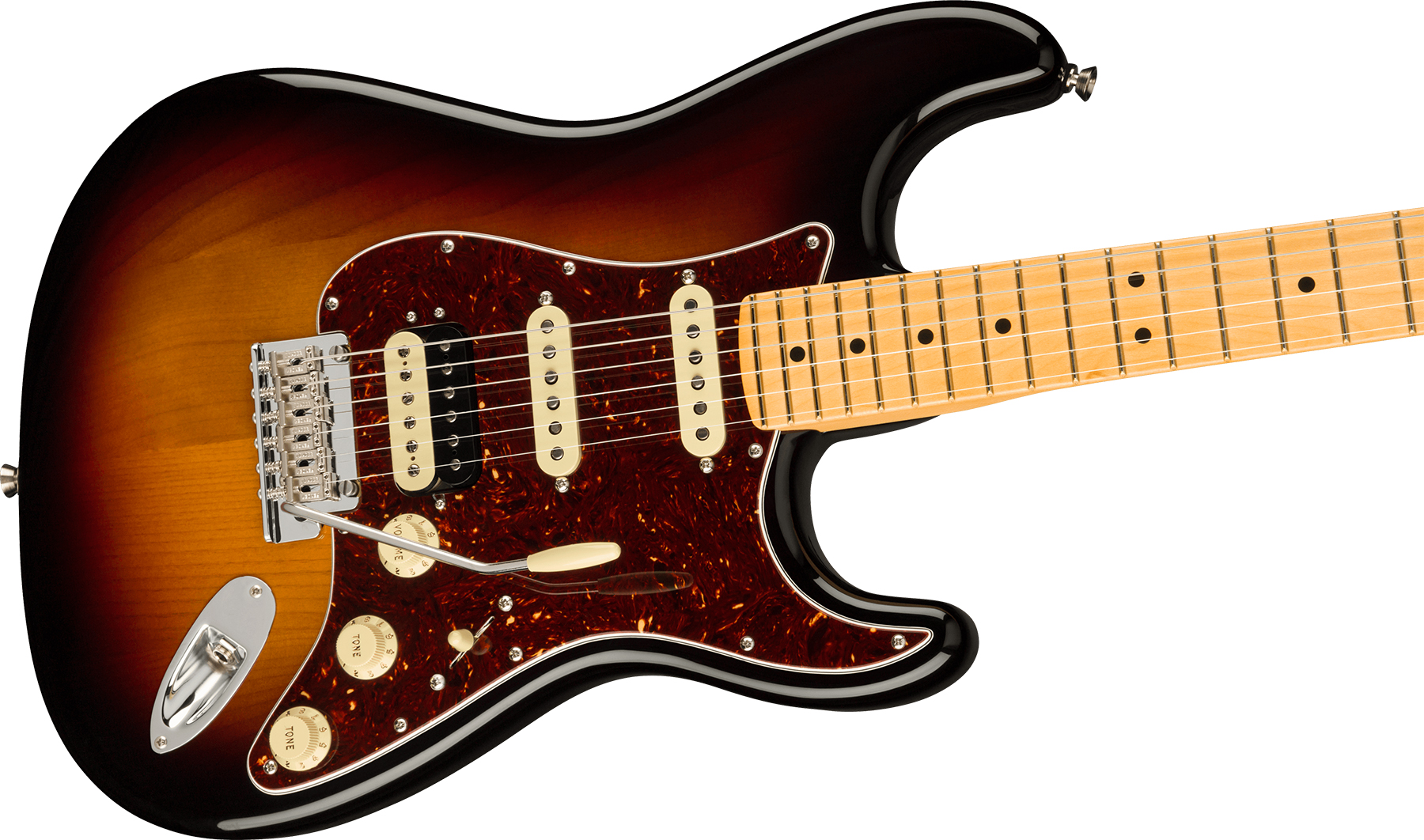 Fender Strat American Professional Ii Hss Usa Mn - 3-color Sunburst - E-Gitarre in Str-Form - Variation 2