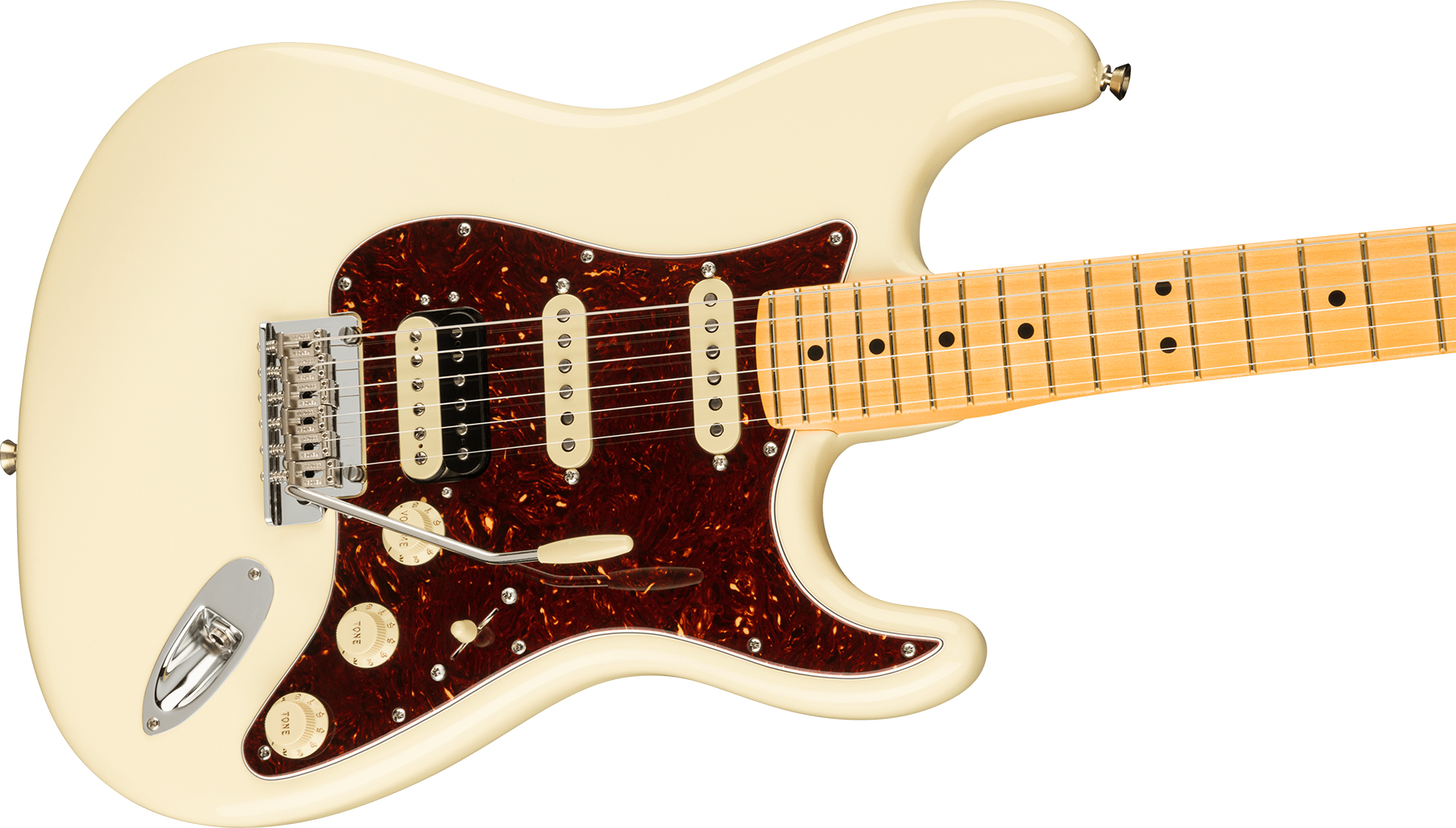 Fender Strat American Professional Ii Hss Usa Mn - Olympic White - E-Gitarre in Str-Form - Variation 2