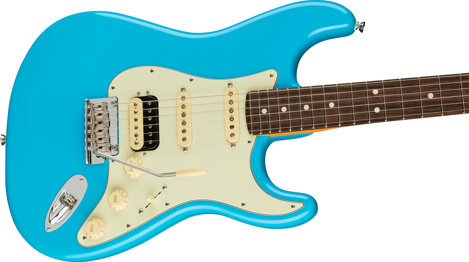 Fender Strat American Professional Ii Hss Usa Rw - Miami Blue - E-Gitarre in Str-Form - Variation 2